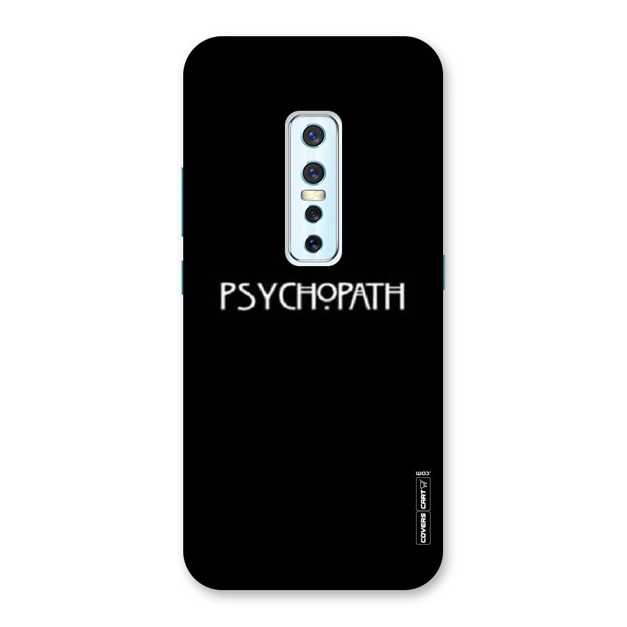 Psycopath Alert Back Case for Vivo V17 Pro