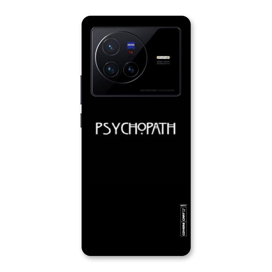 Psycopath Alert Back Case for Vivo X80