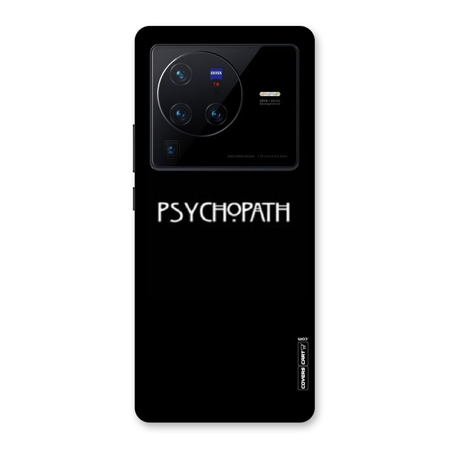 Psycopath Alert Back Case for Vivo X80 Pro