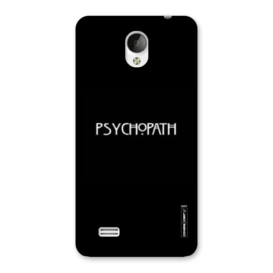 Psycopath Alert Back Case for Vivo Y21
