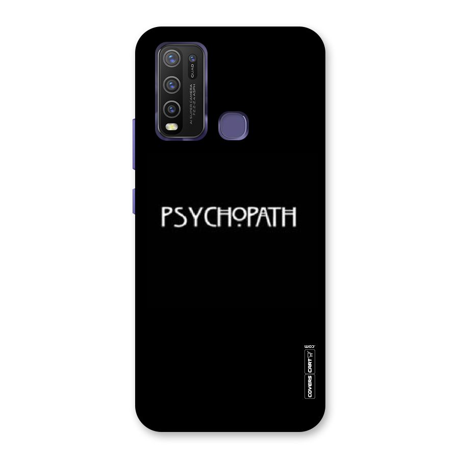 Psycopath Alert Back Case for Vivo Y50