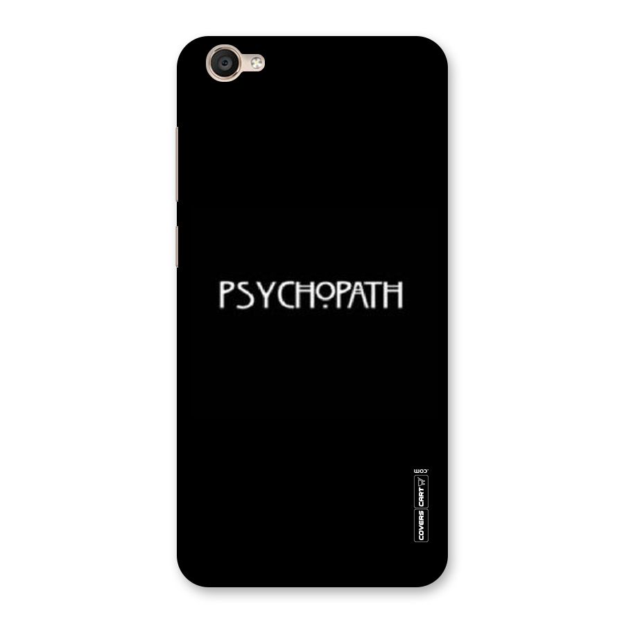 Psycopath Alert Back Case for Vivo Y55s