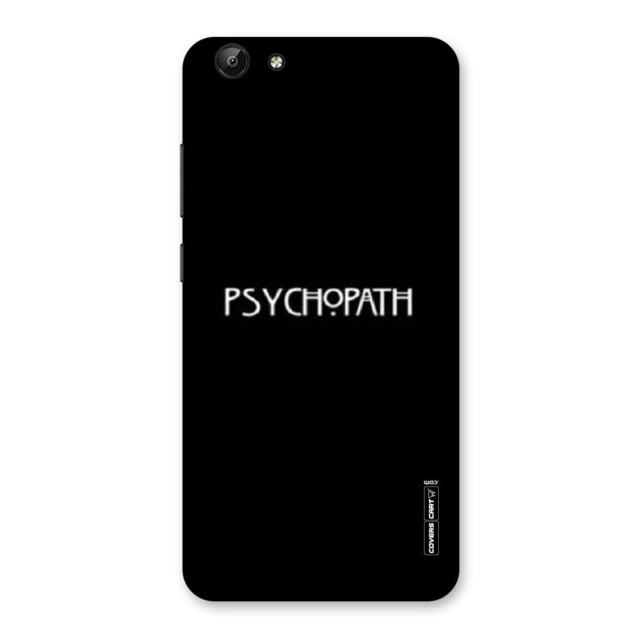Psycopath Alert Back Case for Vivo Y69