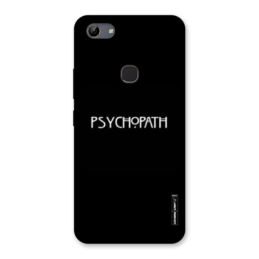 Psycopath Alert Back Case for Vivo Y81