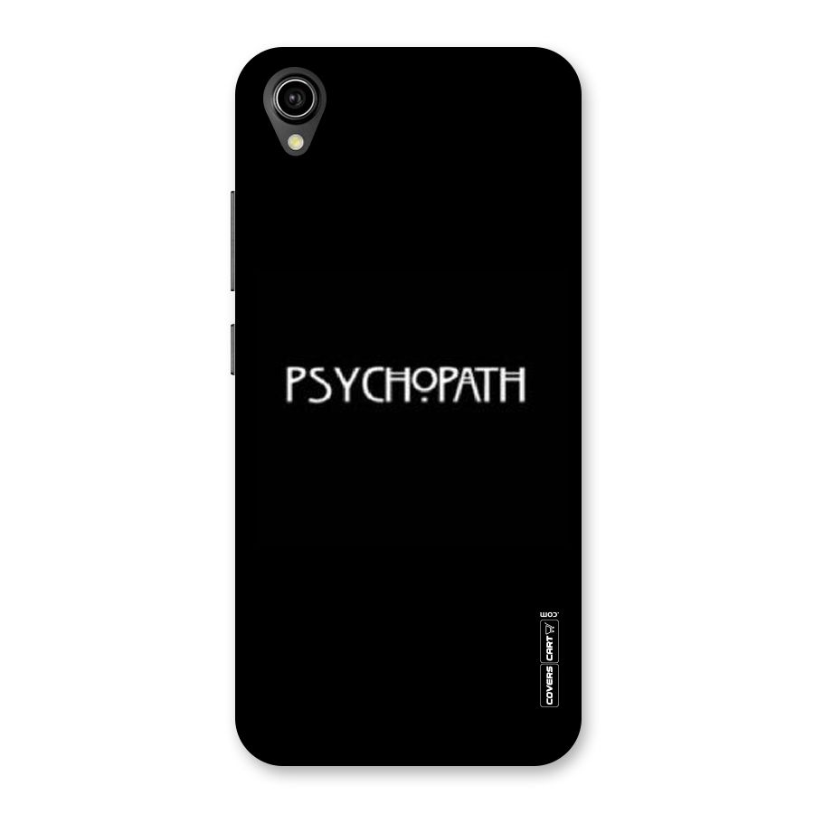 Psycopath Alert Back Case for Vivo Y90