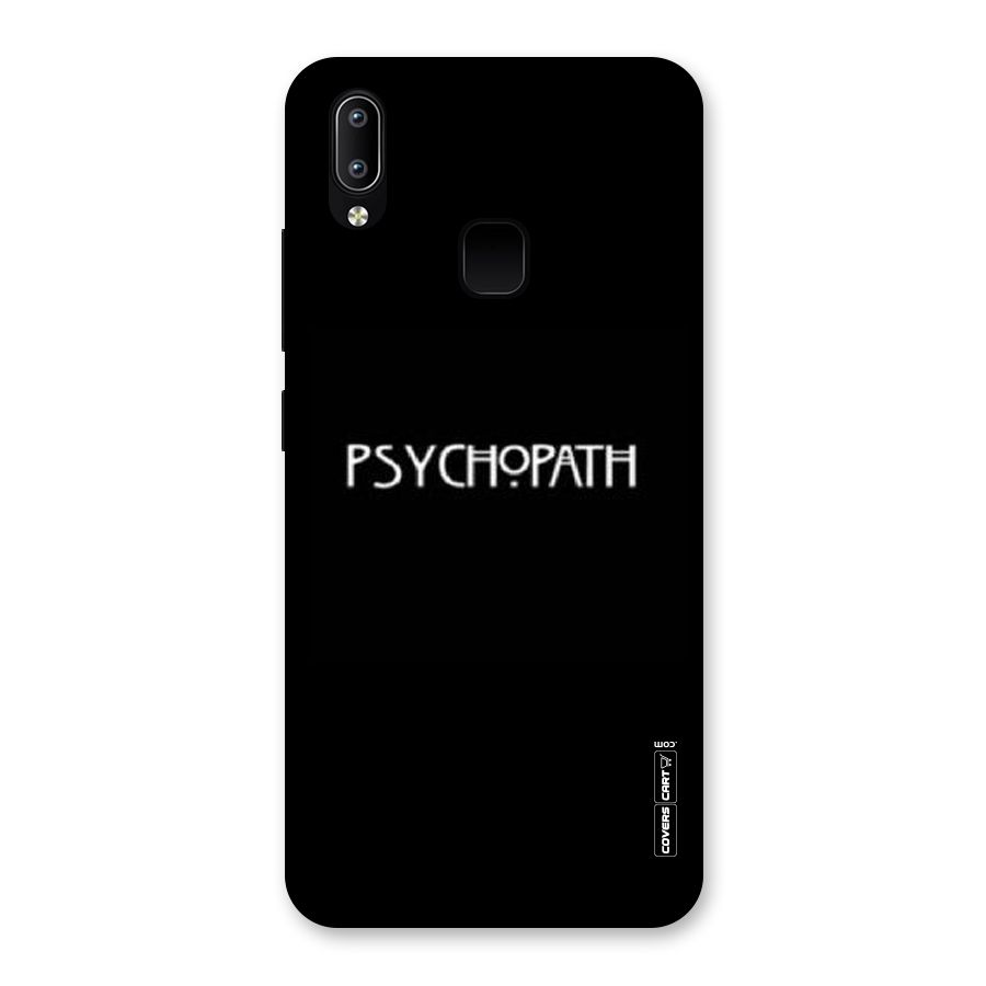 Psycopath Alert Back Case for Vivo Y93