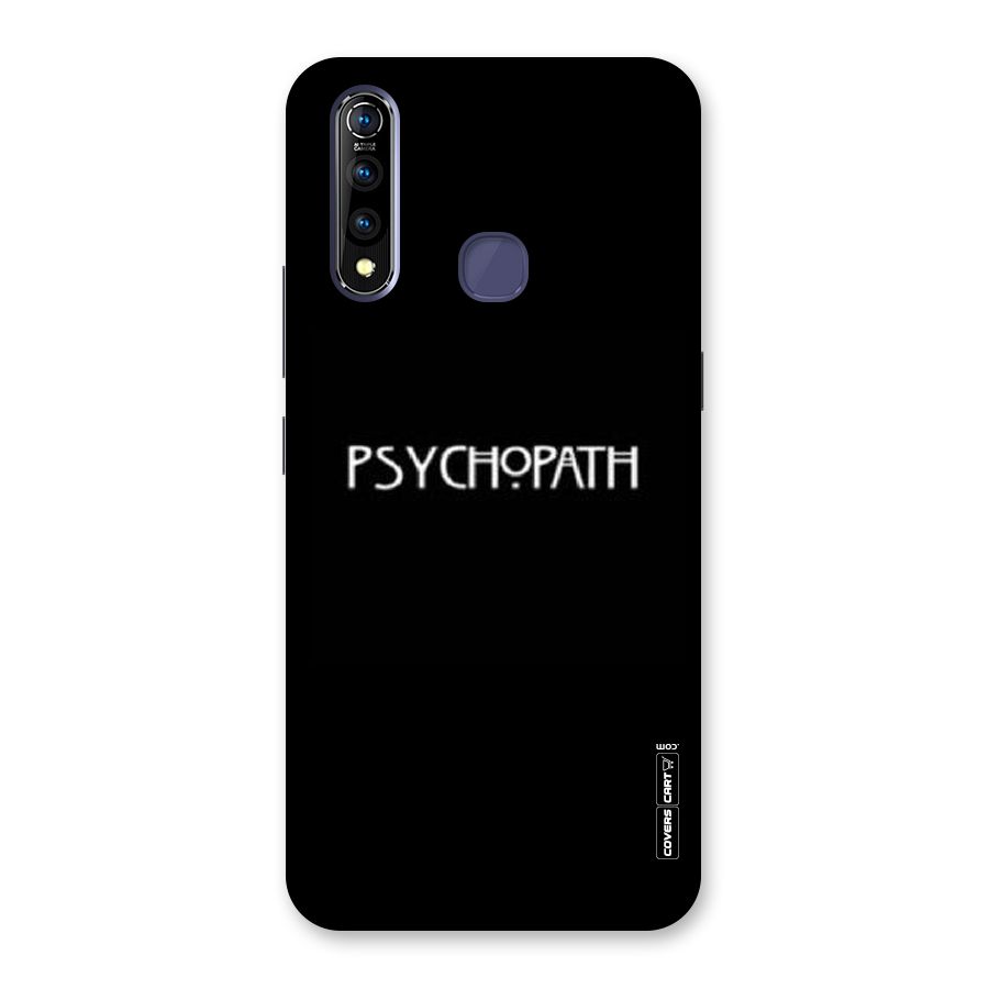 Psycopath Alert Back Case for Vivo Z1 Pro