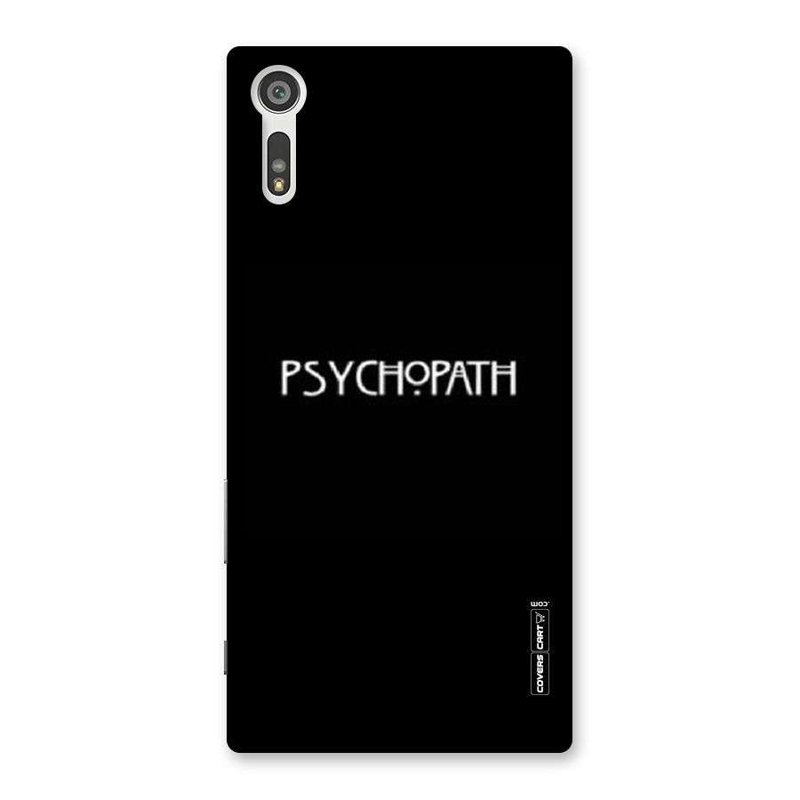 Psycopath Alert Back Case for Xperia XZ