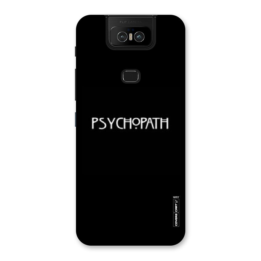 Psycopath Alert Back Case for Zenfone 6z