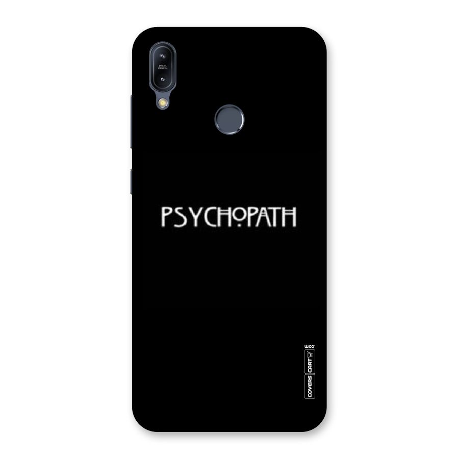 Psycopath Alert Back Case for Zenfone Max M2