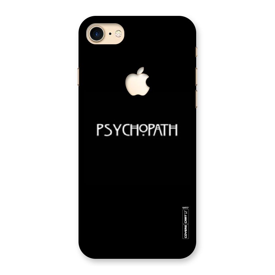 Psycopath Alert Back Case for iPhone 7 Apple Cut