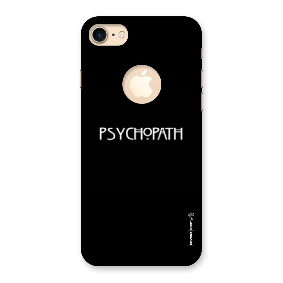 Psycopath Alert Back Case for iPhone 7 Logo Cut
