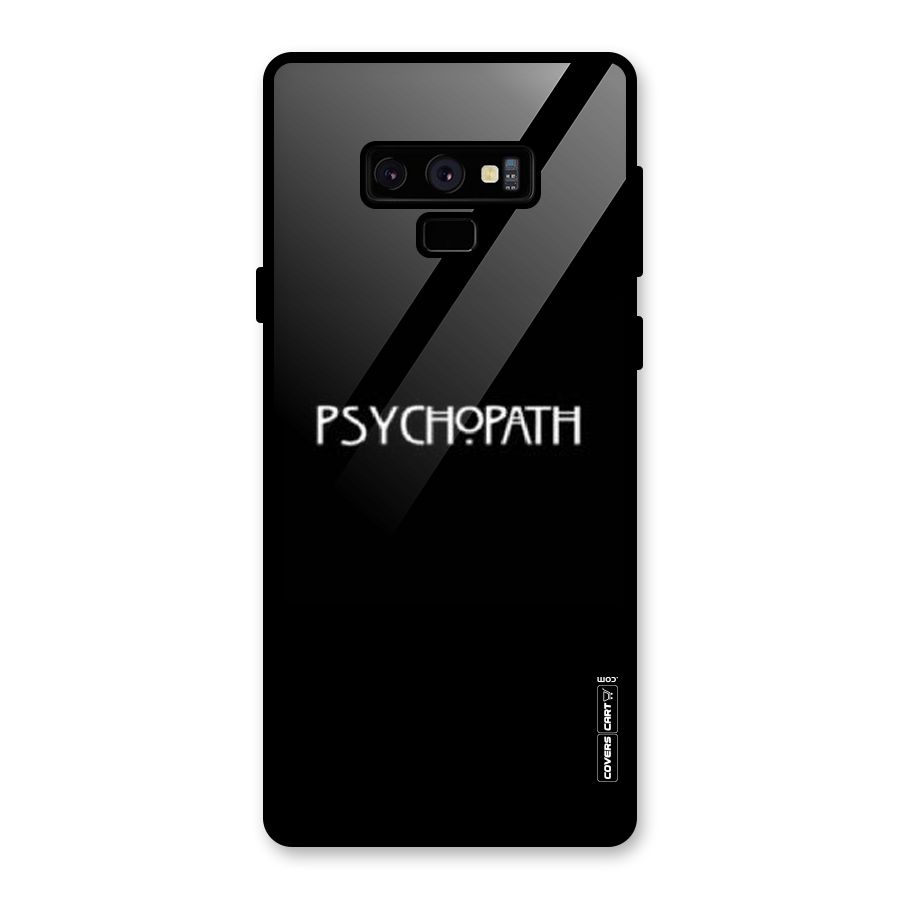 Psycopath Alert Glass Back Case for Galaxy Note 9