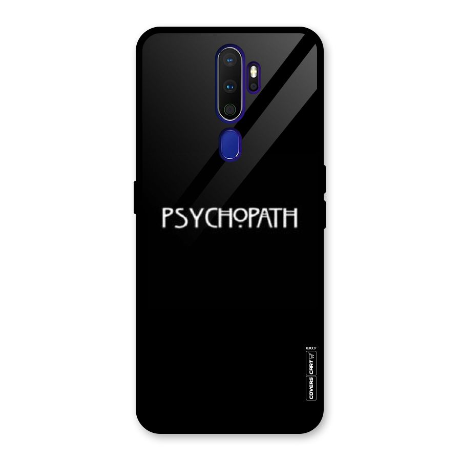 Psycopath Alert Glass Back Case for Oppo A9 (2020)