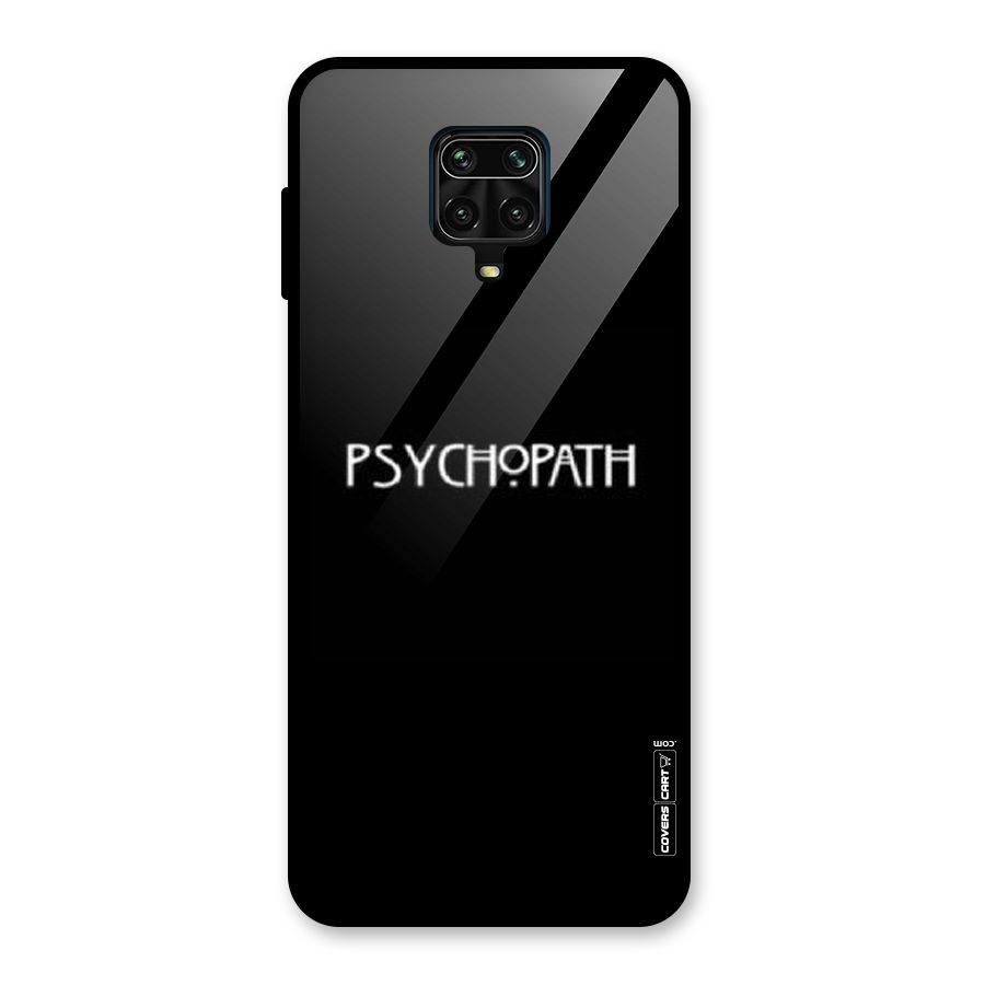 Psycopath Alert Glass Back Case for Poco M2 Pro