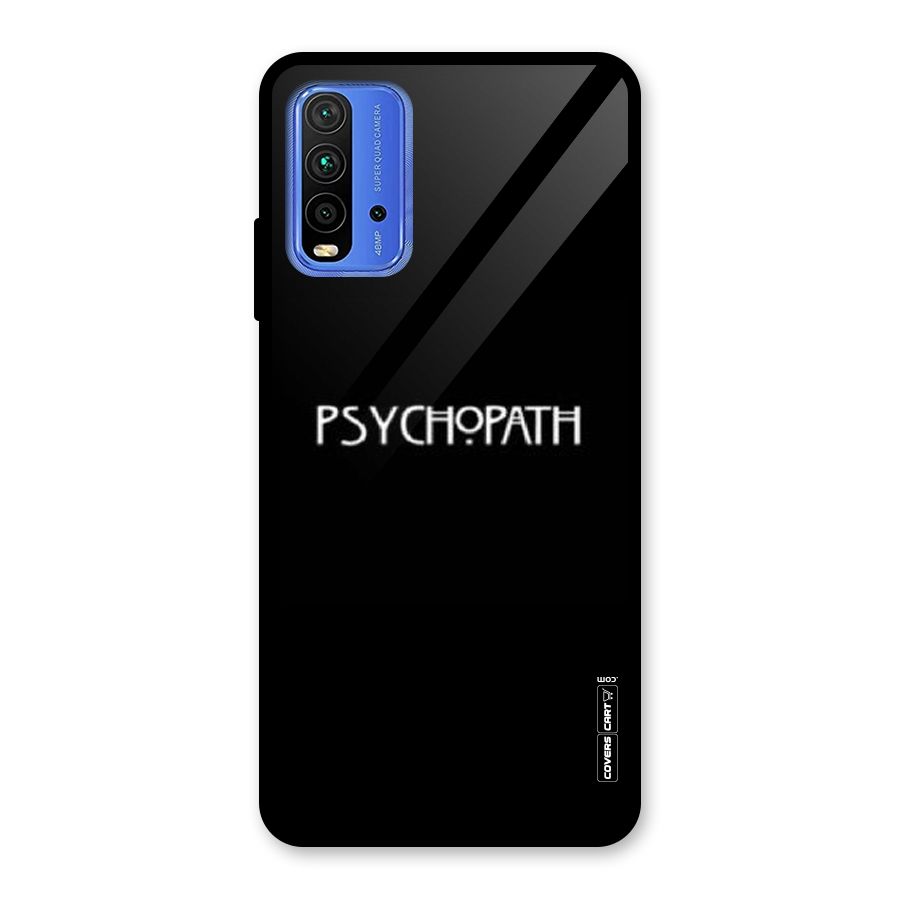 Psycopath Alert Glass Back Case for Redmi 9 Power
