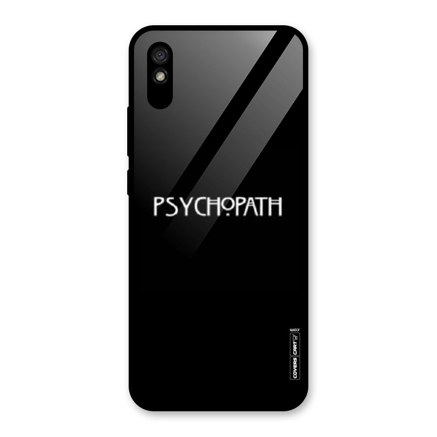 Psycopath Alert Glass Back Case for Redmi 9i