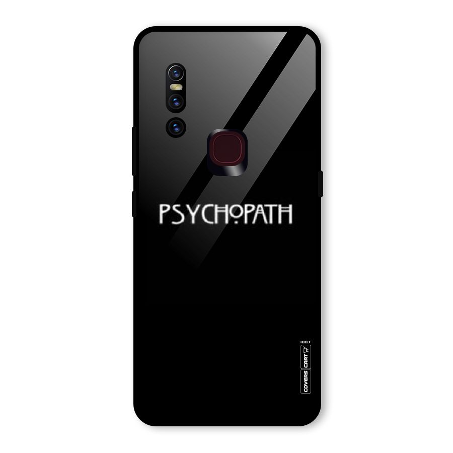 Psycopath Alert Glass Back Case for Vivo V15