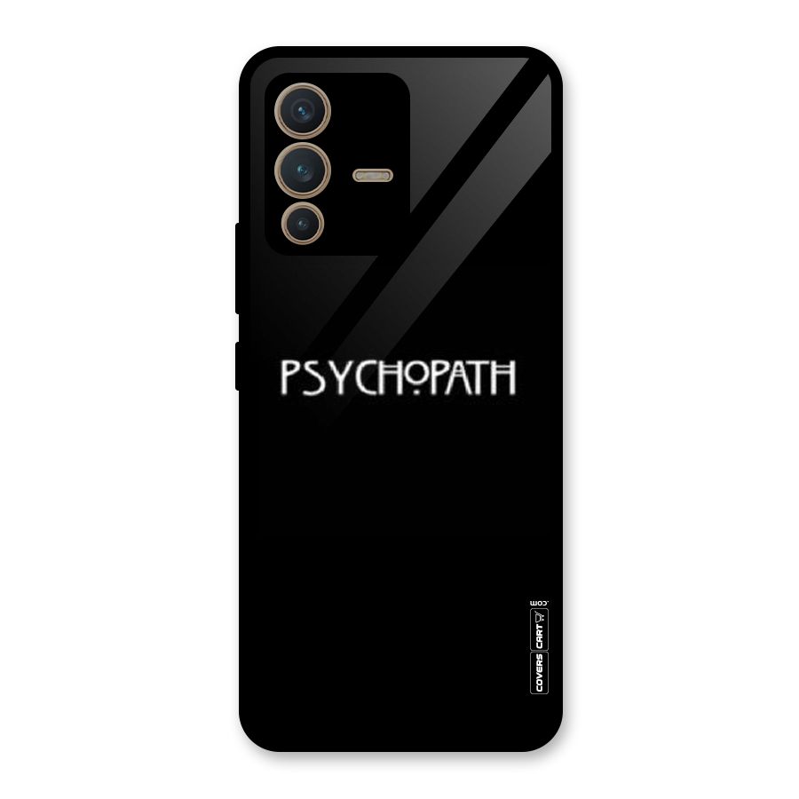 Psycopath Alert Glass Back Case for Vivo V23 5G