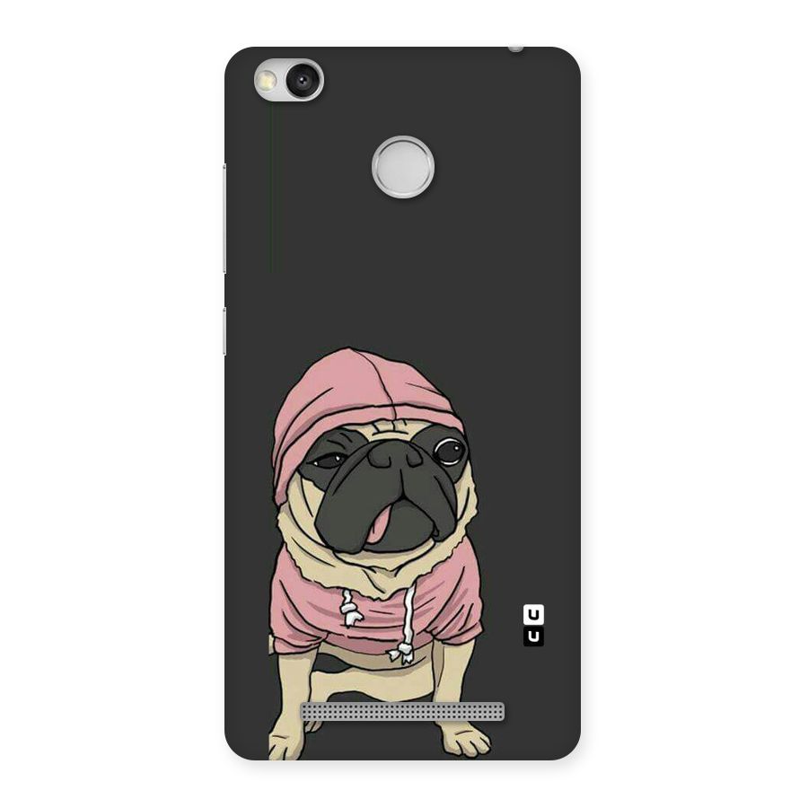 Pug Swag Back Case for Redmi 3S Prime