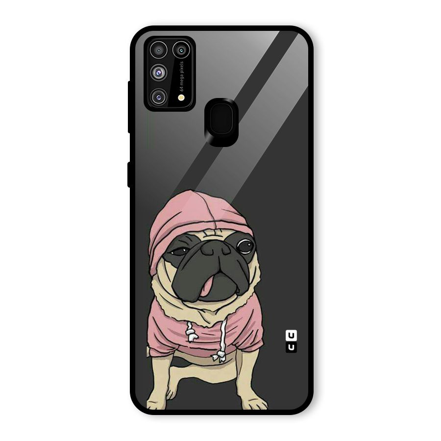 Pug Swag Glass Back Case for Galaxy M31
