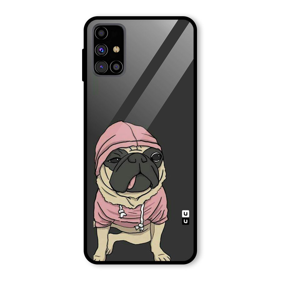 Pug Swag Glass Back Case for Galaxy M31s