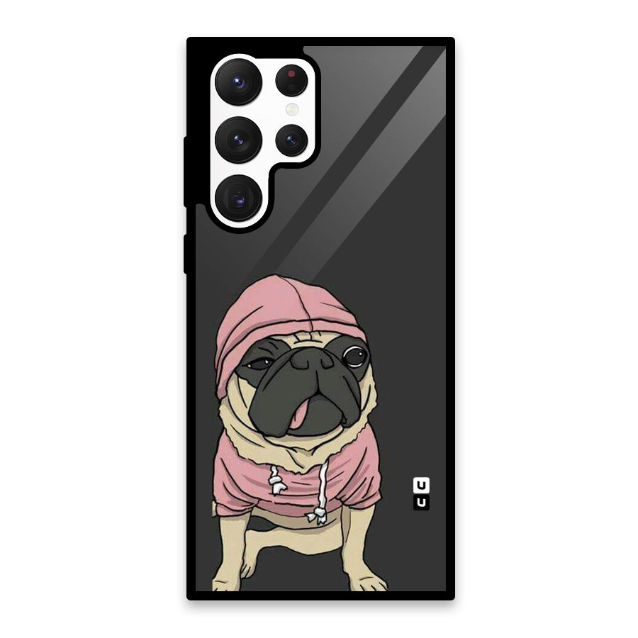 Pug Swag Glass Back Case for Galaxy S22 Ultra 5G