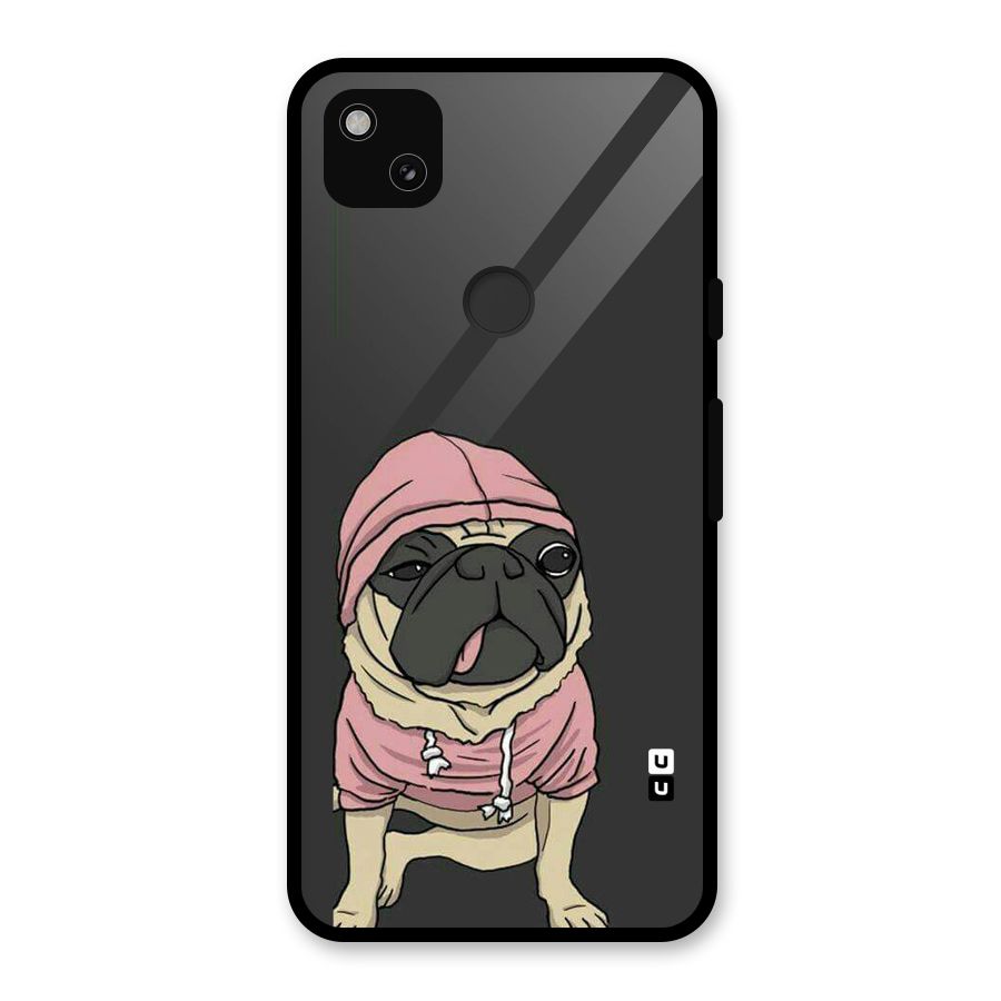 Pug Swag Glass Back Case for Google Pixel 4a