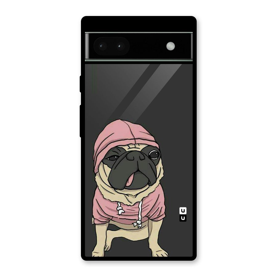 Pug Swag Glass Back Case for Google Pixel 6a