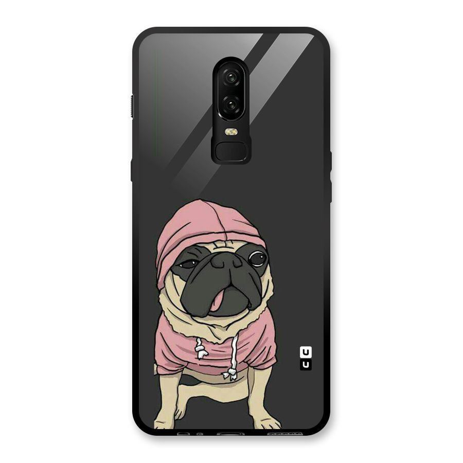Pug Swag Glass Back Case for OnePlus 6
