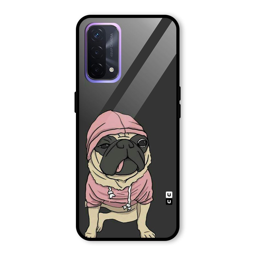 Pug Swag Glass Back Case for Oppo A74 5G