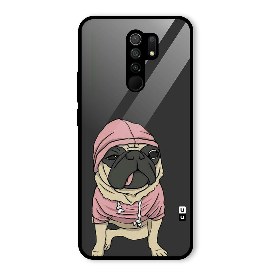 Pug Swag Glass Back Case for Poco M2