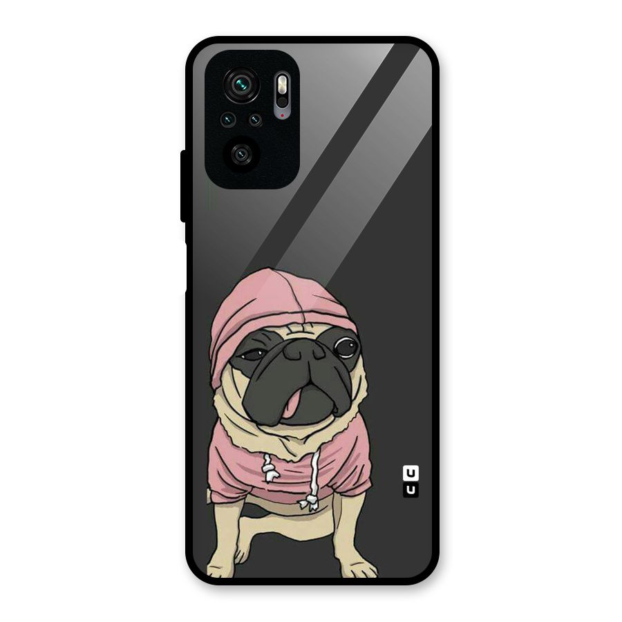 Pug Swag Glass Back Case for Redmi Note 10S