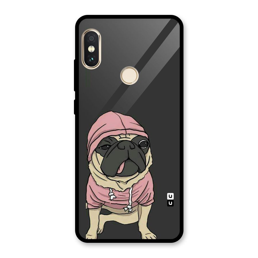 Pug Swag Glass Back Case for Redmi Note 5 Pro