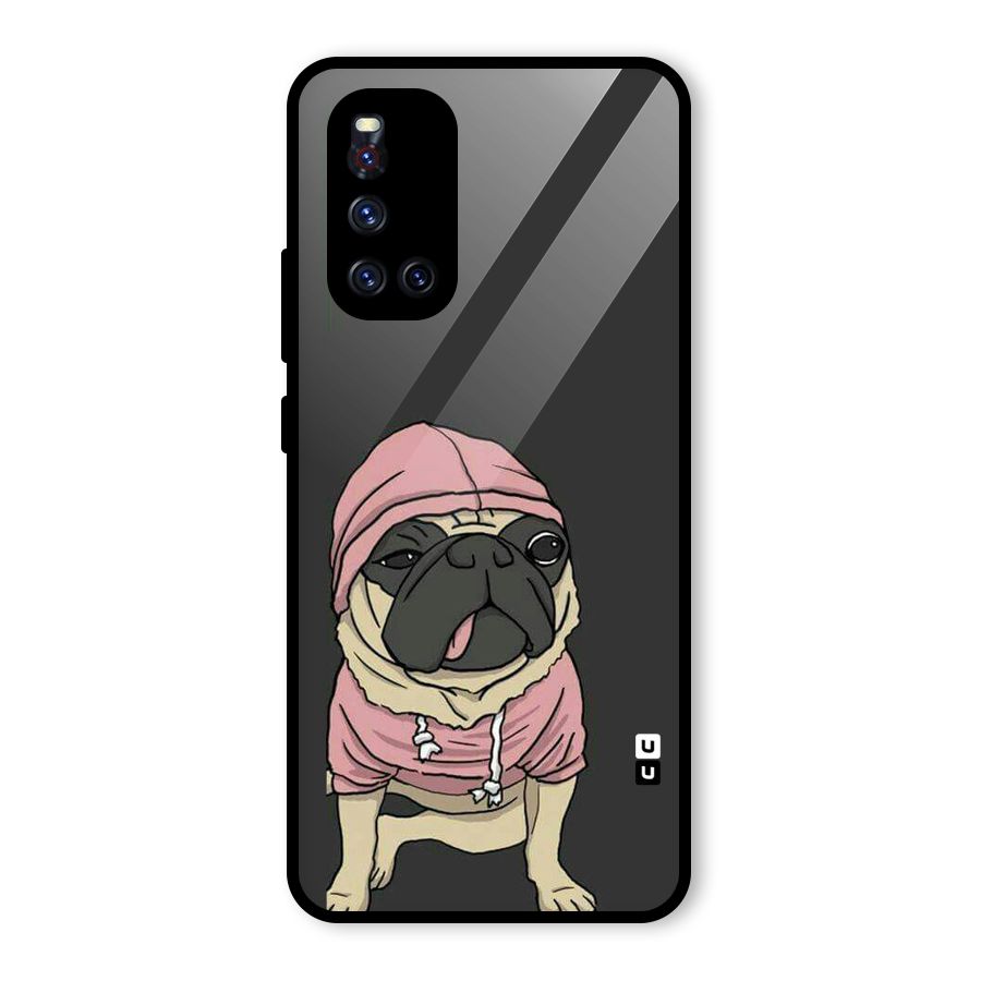 Pug Swag Glass Back Case for Vivo V19