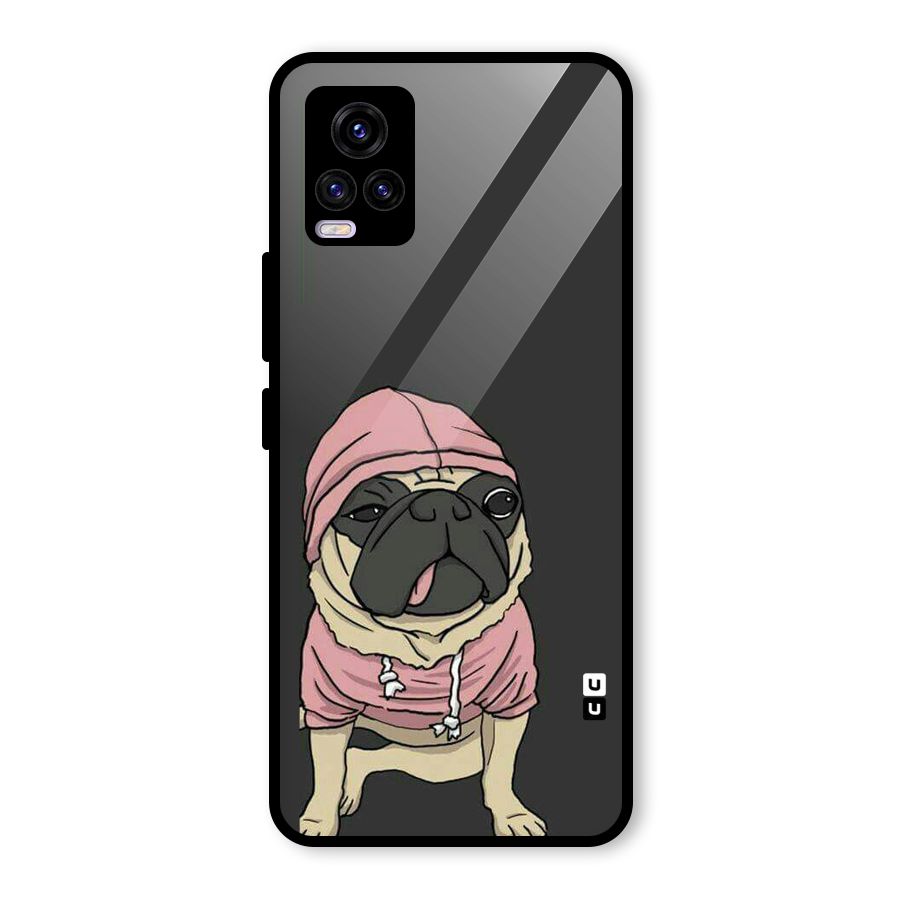 Pug Swag Glass Back Case for Vivo V20
