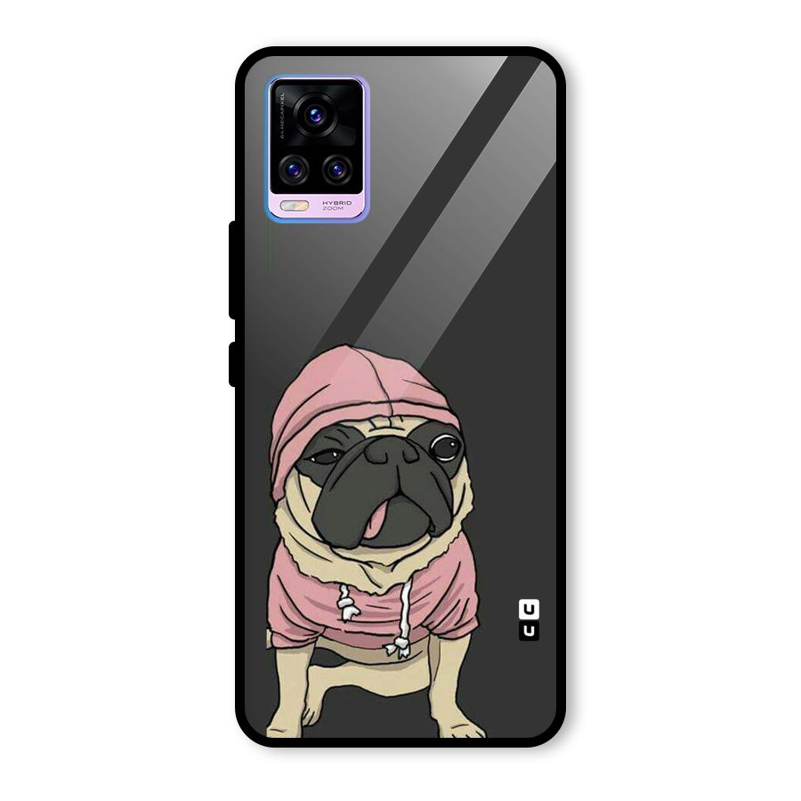 Pug Swag Glass Back Case for Vivo V20 Pro
