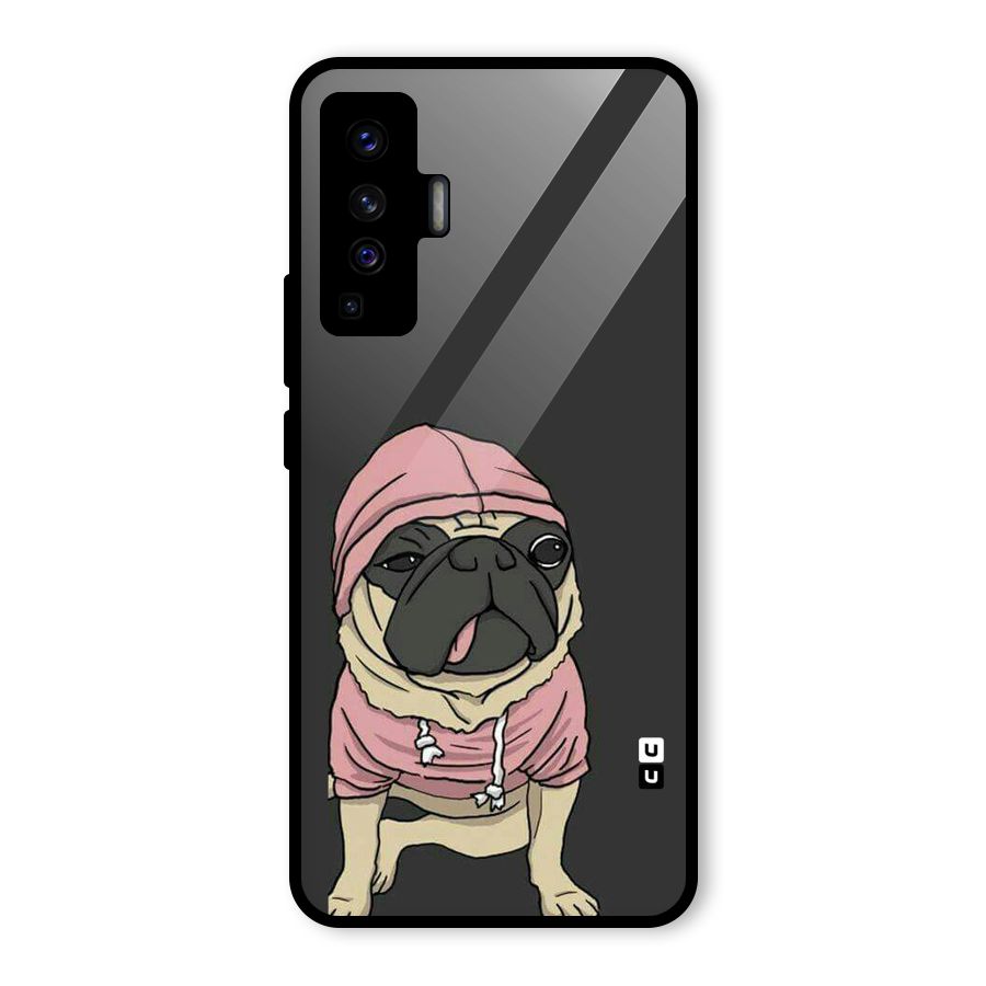 Pug Swag Glass Back Case for Vivo X50