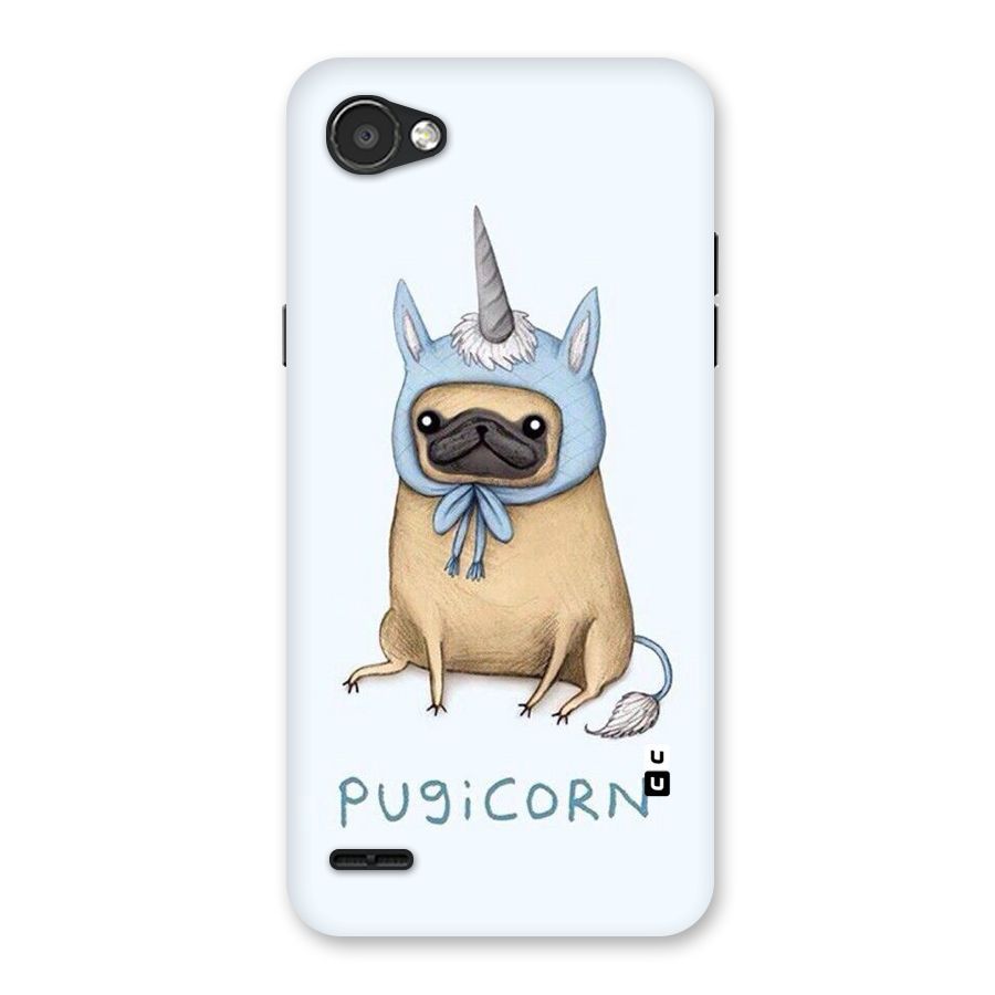Pugicorn Back Case for LG Q6