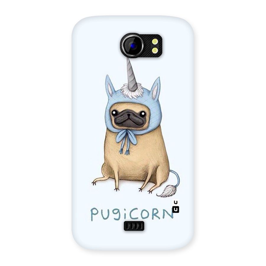 Pugicorn Back Case for Micromax Canvas 2 A110