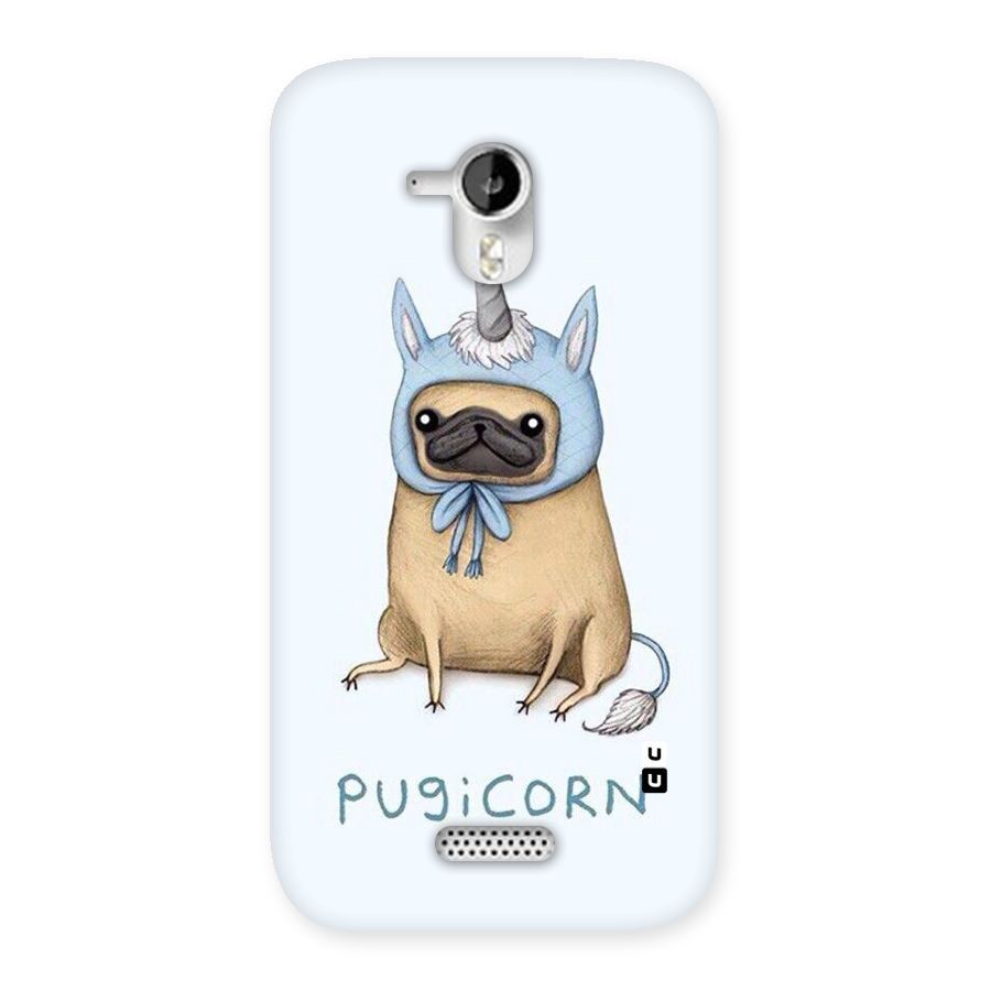 Pugicorn Back Case for Micromax Canvas HD A116