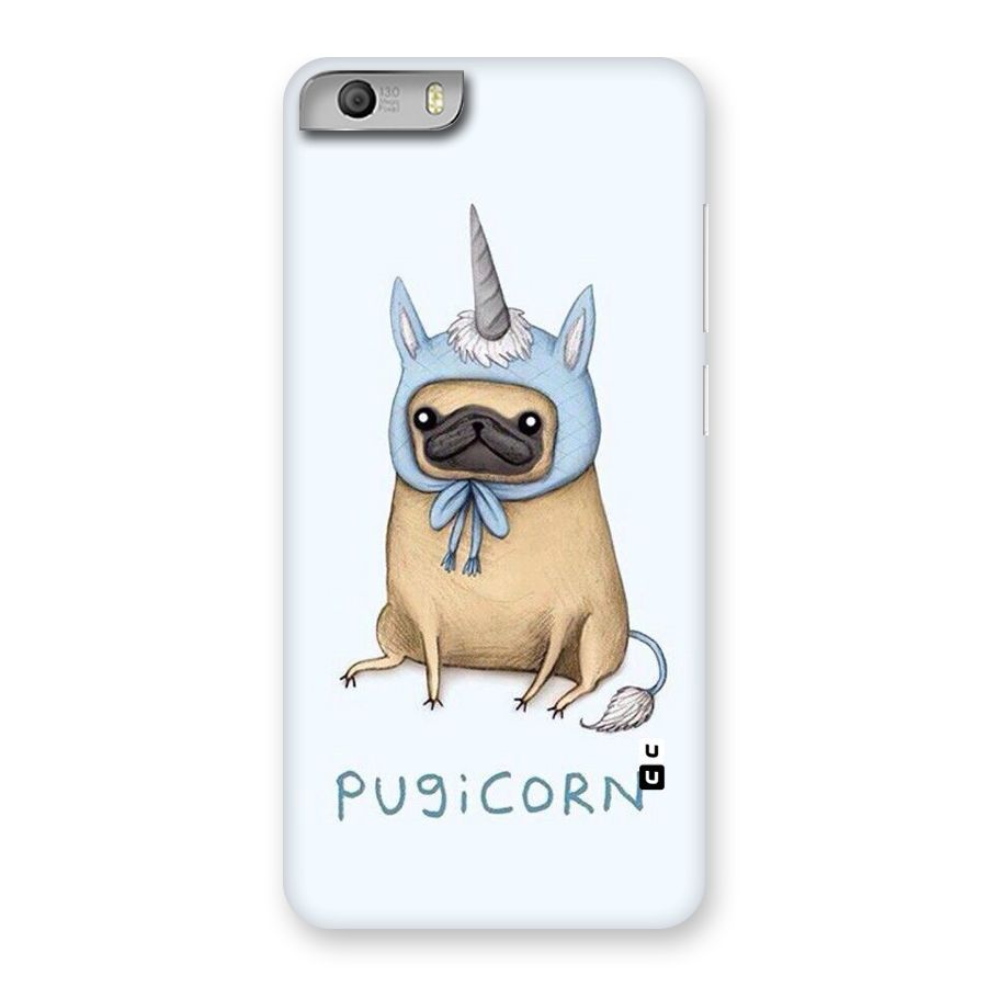 Pugicorn Back Case for Micromax Canvas Knight 2