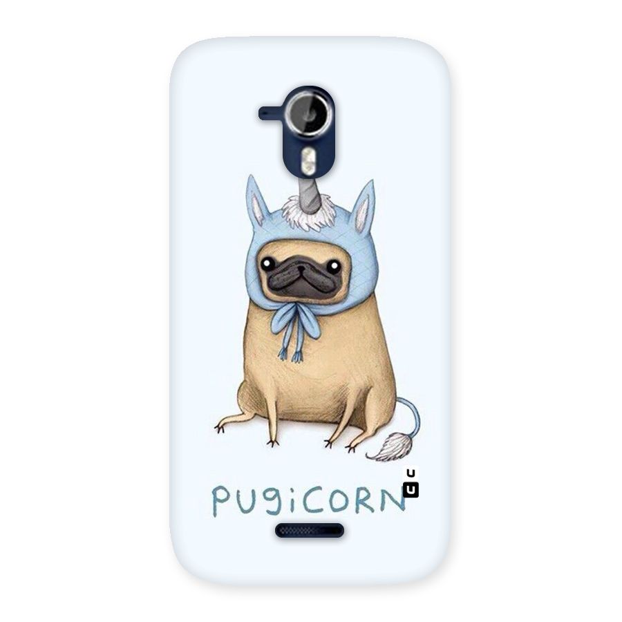 Pugicorn Back Case for Micromax Canvas Magnus A117