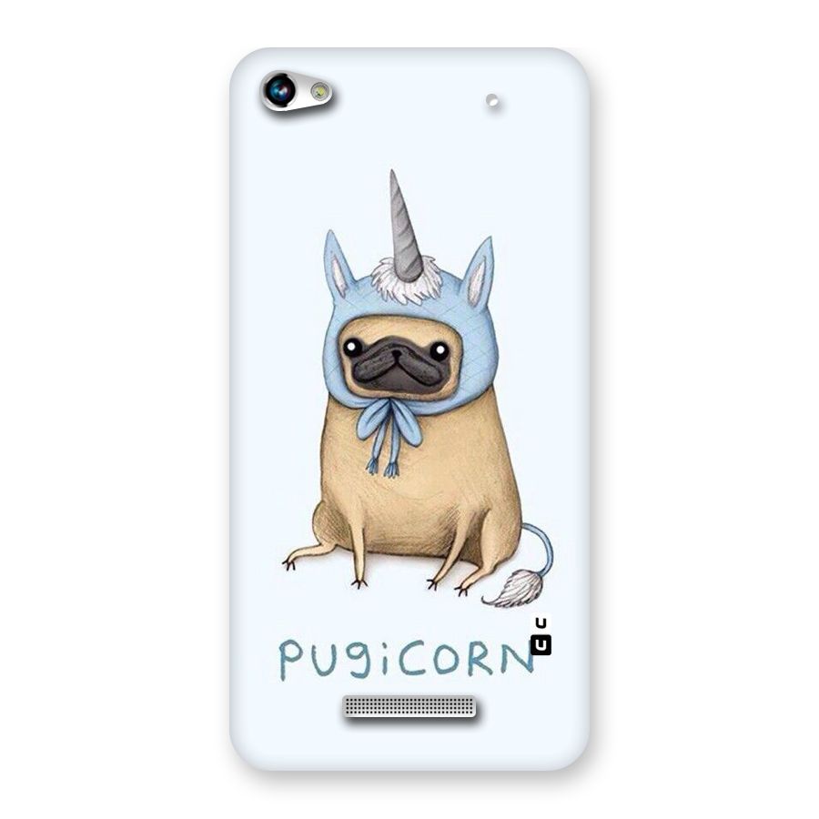 Pugicorn Back Case for Micromax Hue 2