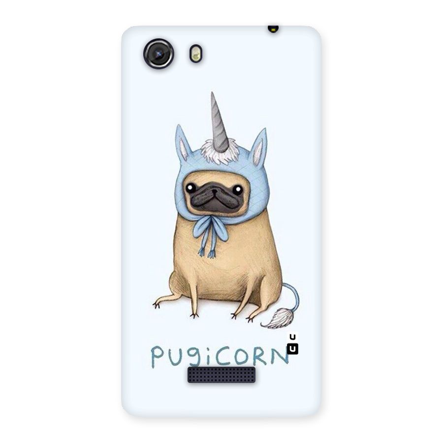 Pugicorn Back Case for Micromax Unite 3