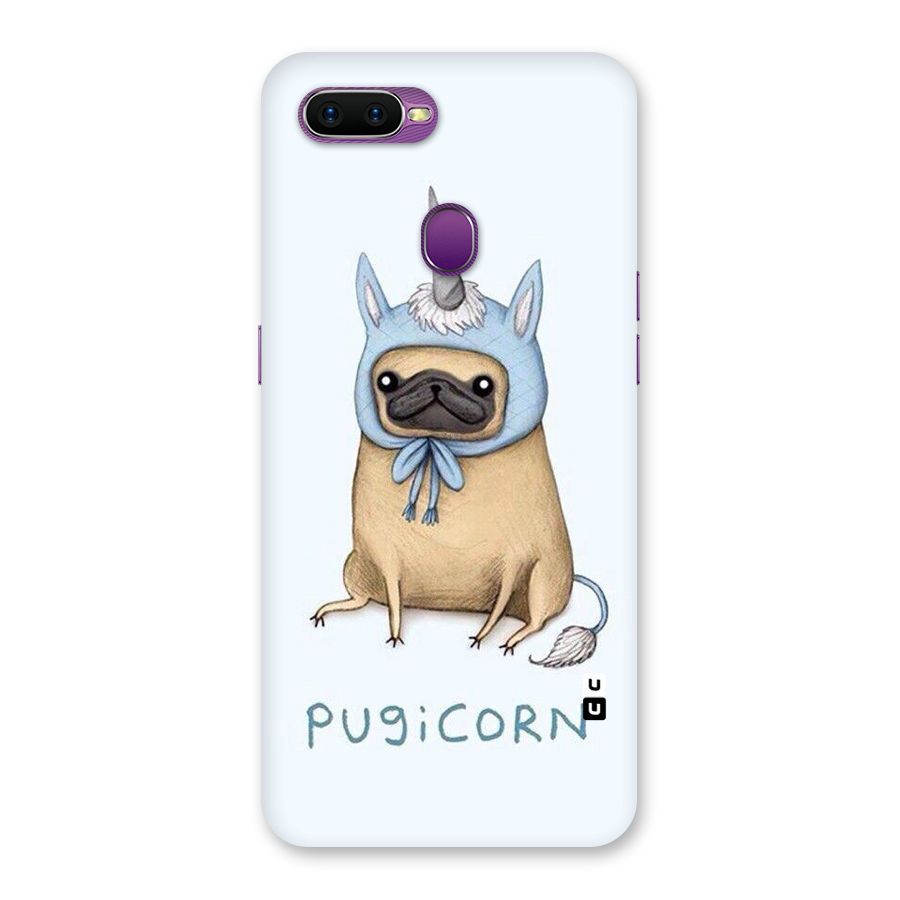 Pugicorn Back Case for Oppo F9