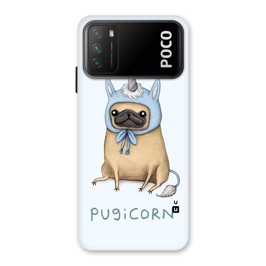 Pugicorn Back Case for Poco M3