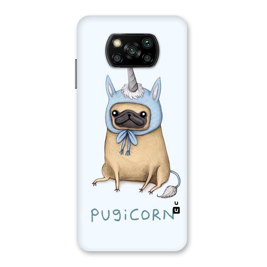 Pugicorn Back Case for Poco X3