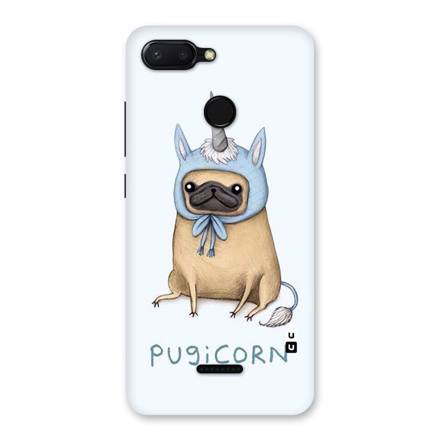 Pugicorn Back Case for Redmi 6