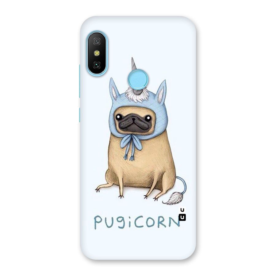 Pugicorn Back Case for Redmi 6 Pro